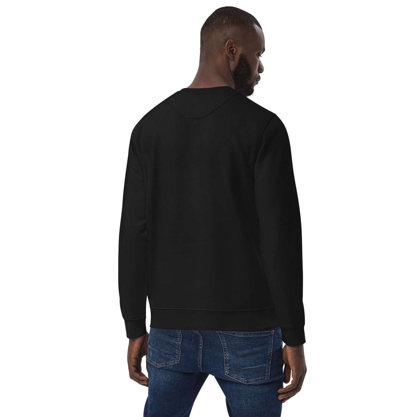 TE007.1 - Unisex Bio-Pullover - Sweater - Sweatshirt - Social Media Trend - Ya Wisikh 1 - white logo