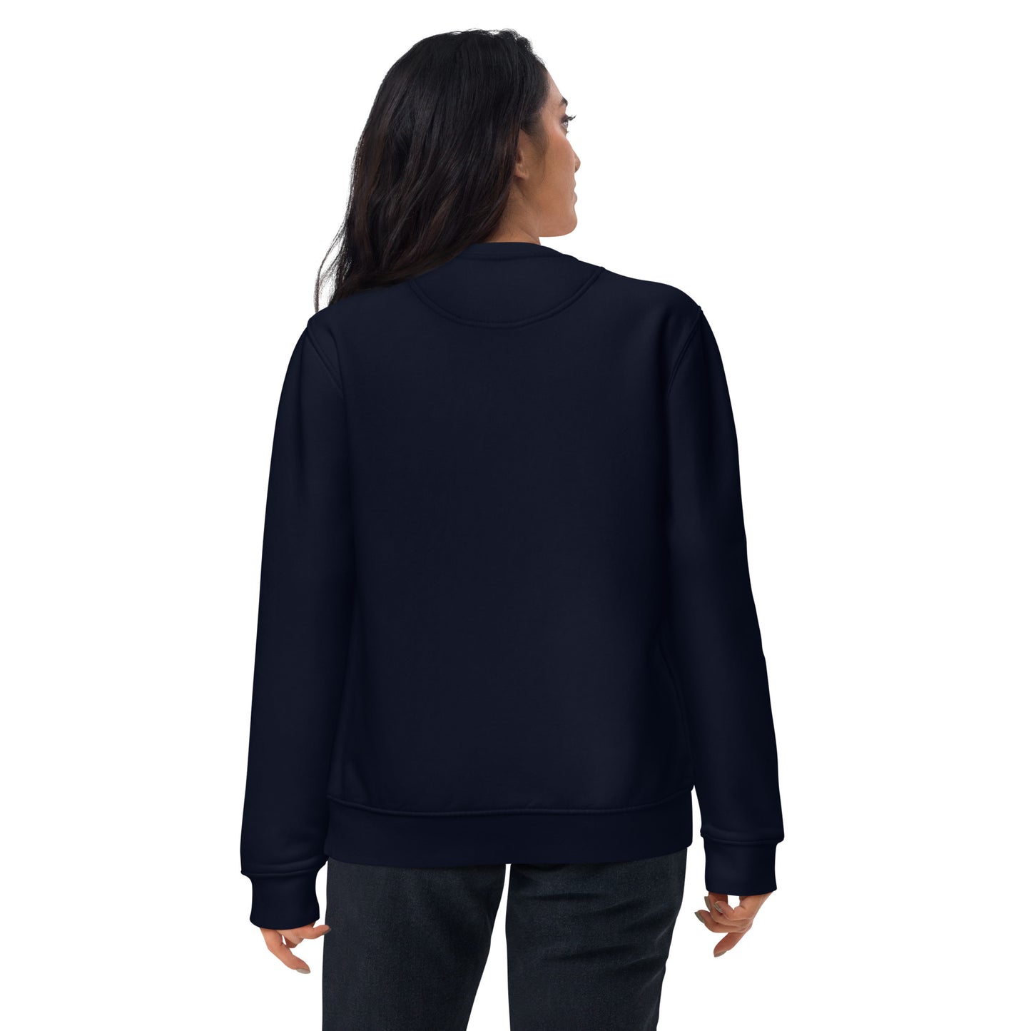 FE017.2 - Unisex Bio-Pullover - Sweater - Sweatshirt - Woman Life Freedom 1 - baby blue/red logo