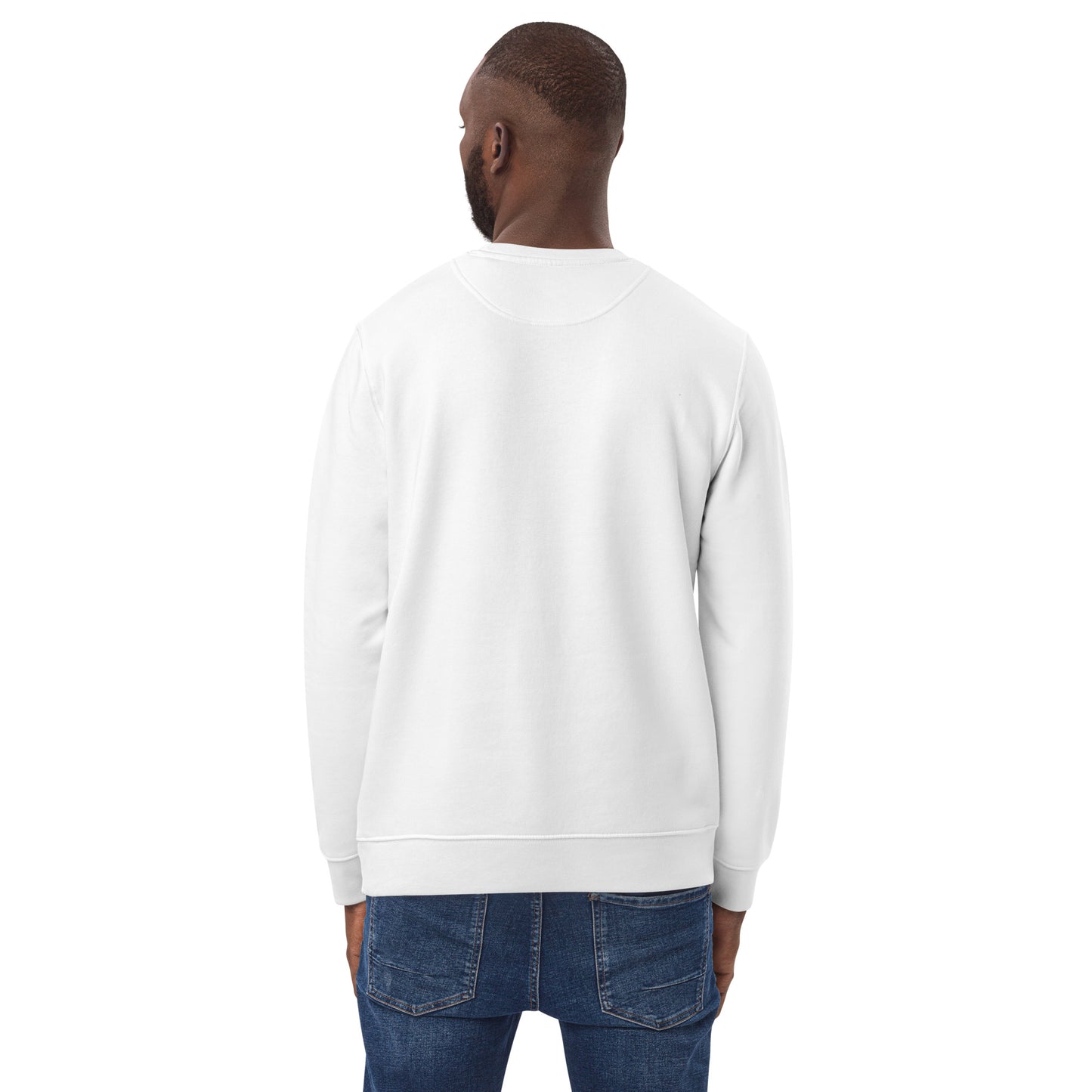 TE012.3- Unisex Bio-Pullover - Sweater - Sweatshirt -  Social Media Trend - Ya Manyak, Ya 7Haywan 1 - black logo